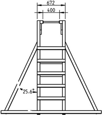 Parque Infantil Teide XL con Escalera de Mono