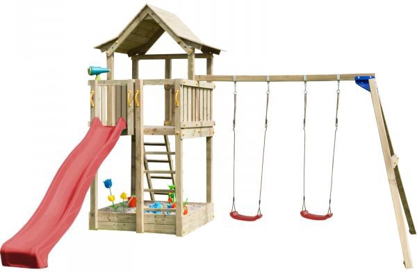 Parque Infantil Pagoda XL con Columpio Doble