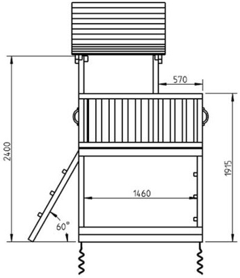 Parque Infantil Pagoda XL con Challenger
