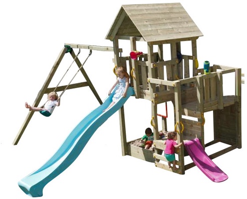 Parque Infantil Penthouse XL con Columpio Individual Parque Infantil Penthouse XL con Columpio Individual