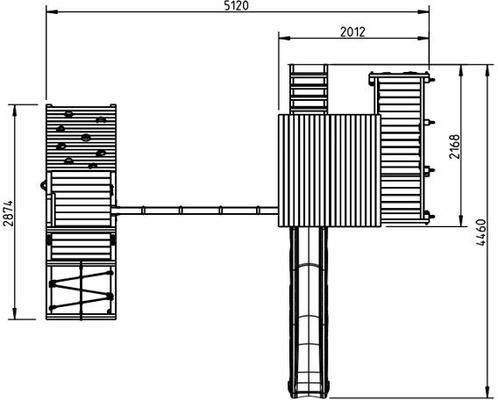 Parque Infantil Penthouse XL con Challenger