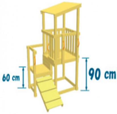 Parque Infantil con Columpio y Tobogan Mini Cascade M Masgames