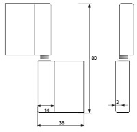 Pernio Pala Larga 699 14x80 mm