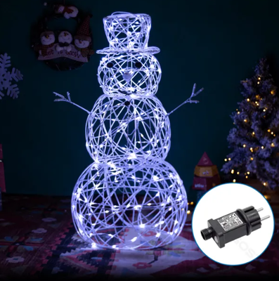 Mu�eco de Nieve Luces Led de Navidad 120 Cm