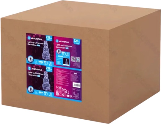 Mu�eco de Nieve Luces Led de Navidad 90 Cm