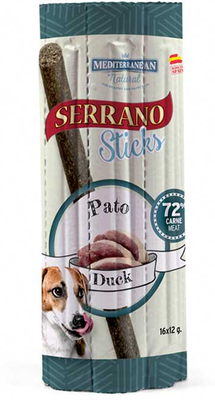 Serrano Sticks Perros 16 ud Pato