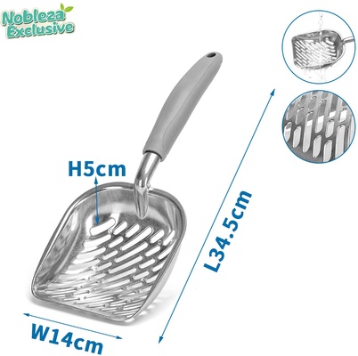 Pala de aluminio para arena de gatos Pala de aluminio para arena de gatos