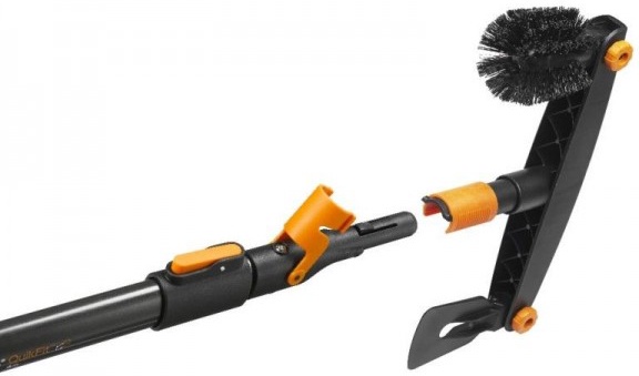 Limpia Canalones con Mango Telescopico 4 mt QuickFit L Fiskars 