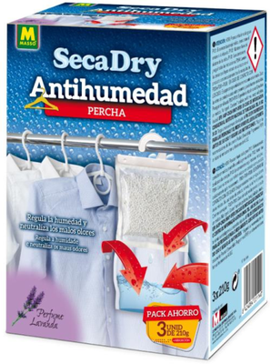 Secadry 3 Perchas Antihumedad