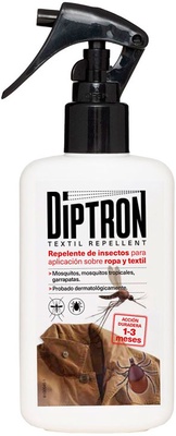 Diptron Repelente Textil De Insectos Para Ropa Y Tejidos 100 Ml