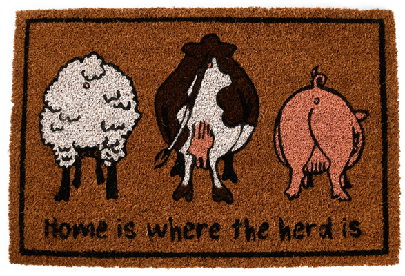 Felpudo Fibra de Coco Reba�o de Granja