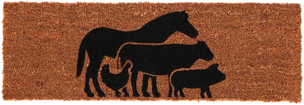 Felpudo Animales de Granja Fibra de Coco Felpudo Animales de Granja Fibra de Coco