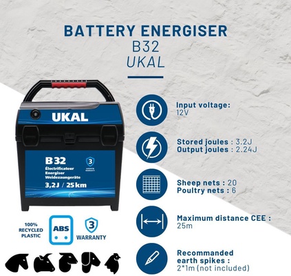 Pastor Electrico Ukal B32