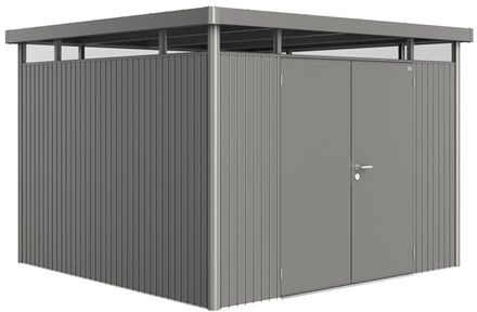Caseta HighLine 315 x 315 x 222 Gris Cuarzo con doble puerta
