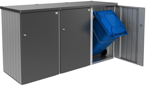 Contenedor Cubos Basura Alex Gris Cuarzo