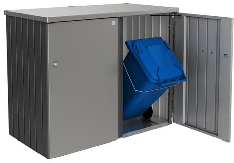 Contenedor Cubos Basura Alex Gris Oscuro