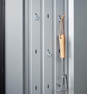 Armario Terraza Romeo M Gris Cuarzo 132 x 57 x 140