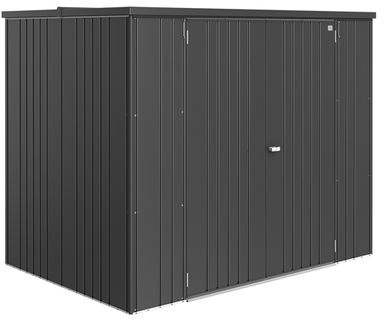 Armario Metalico Gris Oscuro 228 x 155 x 184 Large Armario Metalico Gris Oscuro 228 x 155 x 184 Large