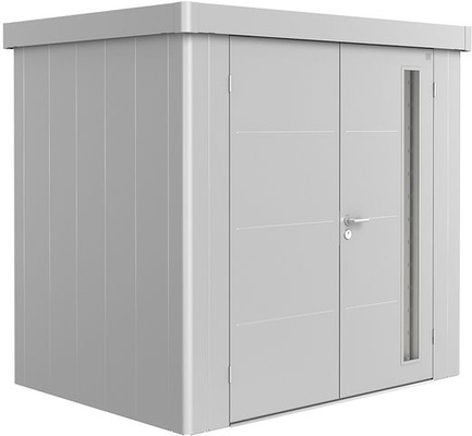Caseta Neo 236 x 180 x 222 Plata Doble Puerta Caseta Neo 236 x 180 x 222 Plata Doble Puerta