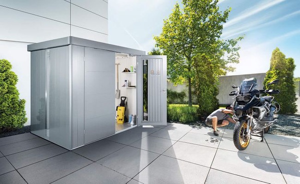 Caseta Neo 236 x 236 x 222 Plata Doble Puerta