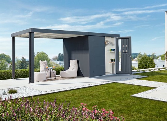 Caseta Neo 292 x 180 x 222 Plata Doble Puerta