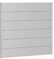 Pantalla Privacidad 180x200 Plata Metalica