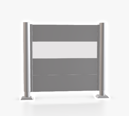 Pantalla Privacidad Con Panel 90x200