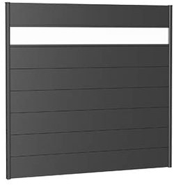 Pantalla Privacidad Con Panel 180x100 Gris Cuarzo