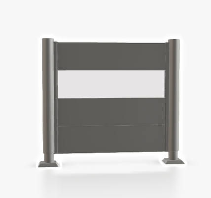 Pantalla Privacidad Con Panel 180x150