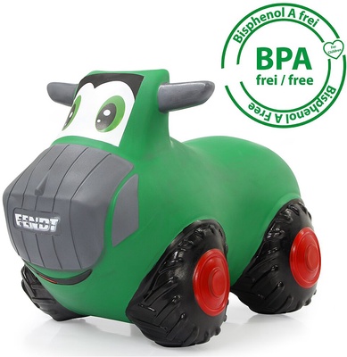Correpasillos Tractor Fendt Saltarin - Juguete Hinchable con Bomba Incluida