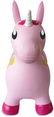 Correpasillos Unicornio Saltarin Colorido con Bomba