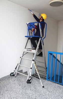 Escalera Telefly Profesional Telescopica Alum. 6 Pelda�os