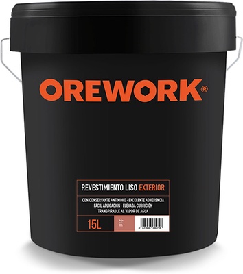Revestimento Liso Color Teja Orework 15 L