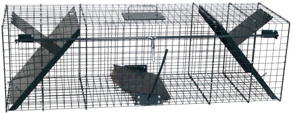 Jaula Trampa 2 Entradas BoxTrap 100 x 30 x 30 cm