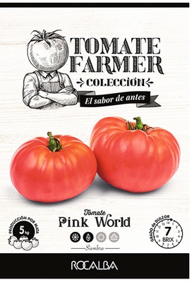 Semilla Tomate Farmer Pink World