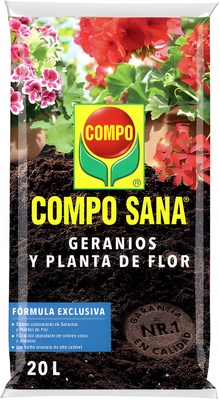 Sustrato Compo Sana Geranios y Planta de Flor 20 litros Sustrato Compo Sana Geranios y Planta de Flor 20 litros