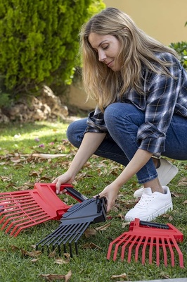 Rastrillo de Jardin 3 en 1 Desmontable 174 cm - Recoge Hojas Ajustable Rastrillo de Jardin 3 en 1 Desmontable 174 cm - Recoge Hojas Ajustable