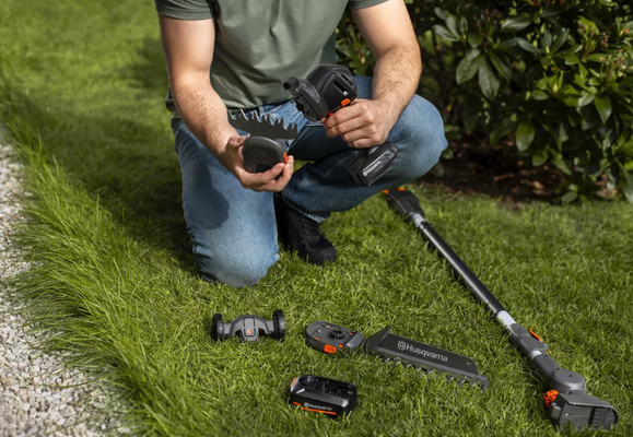 Kit Cortasetos Husqvarna Aspire SE20-P4A + Bater�a 2 Ah y Cargador 18V