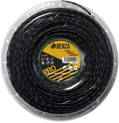 Hilo Nylon Desbrozadora Trenzado Pro Benza 3,0 mm 44 Metros 