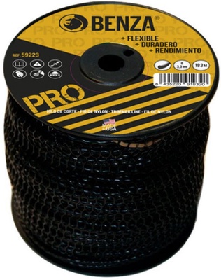 Hilo Nylon Desbrozadora Trenzado Pro Benza 2,7 mm 168 Metros Hilo Nylon Desbrozadora Trenzado Pro Benza 2,7 mm 168 Metros