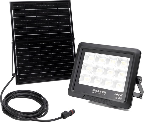 Foco LED con Panel Solar 200w 6500k
