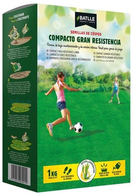 Semilla Cesped Compacto Gran Resistencia 1 Kg
