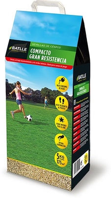 Semilla Cesped Compacto Gran Resistencia 5 Kg