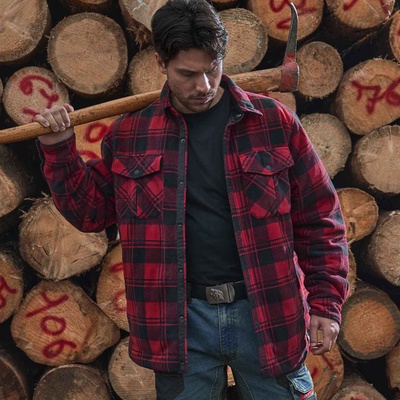 Chaqueta Sobrecamisa Willow Rojo U-Power Talla 2XL