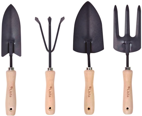 Juego 4 Herramientas Jardin Lista