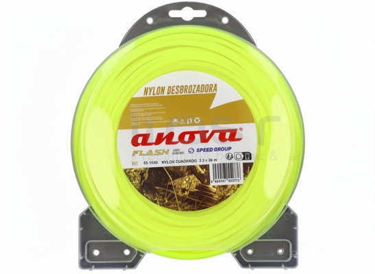Hilo Desbrozadora Nylon Cuadrado Flash 2.7mm 60 Metros