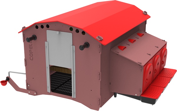 Gallinero fijo Red Roof grande 75x120 L Gallinero fijo Red Roof grande 75x120 L