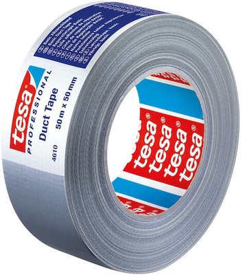 Cinta Americana Tesa Negro Basic 50mm 50 Metros Cinta Americana Tesa Negro Basic 50mm 50 Metros