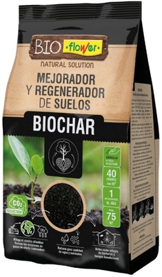 Mejorador y Regenerador de Suelos Biochar 5 Litros