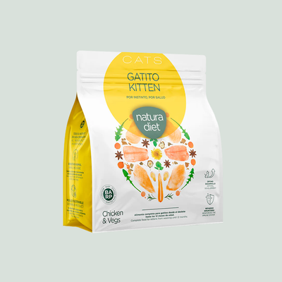 Pienso Gatos Kitten Natura Diet Chicken & Vegs 1,5 Kg